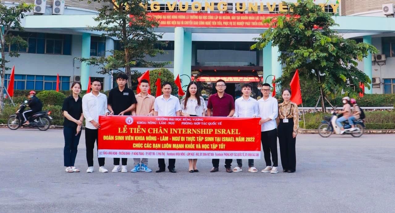 Hung Vuong University’s students participated internship at The Ramat Negev International Centre for Agricultural Training (RNIT), Israel